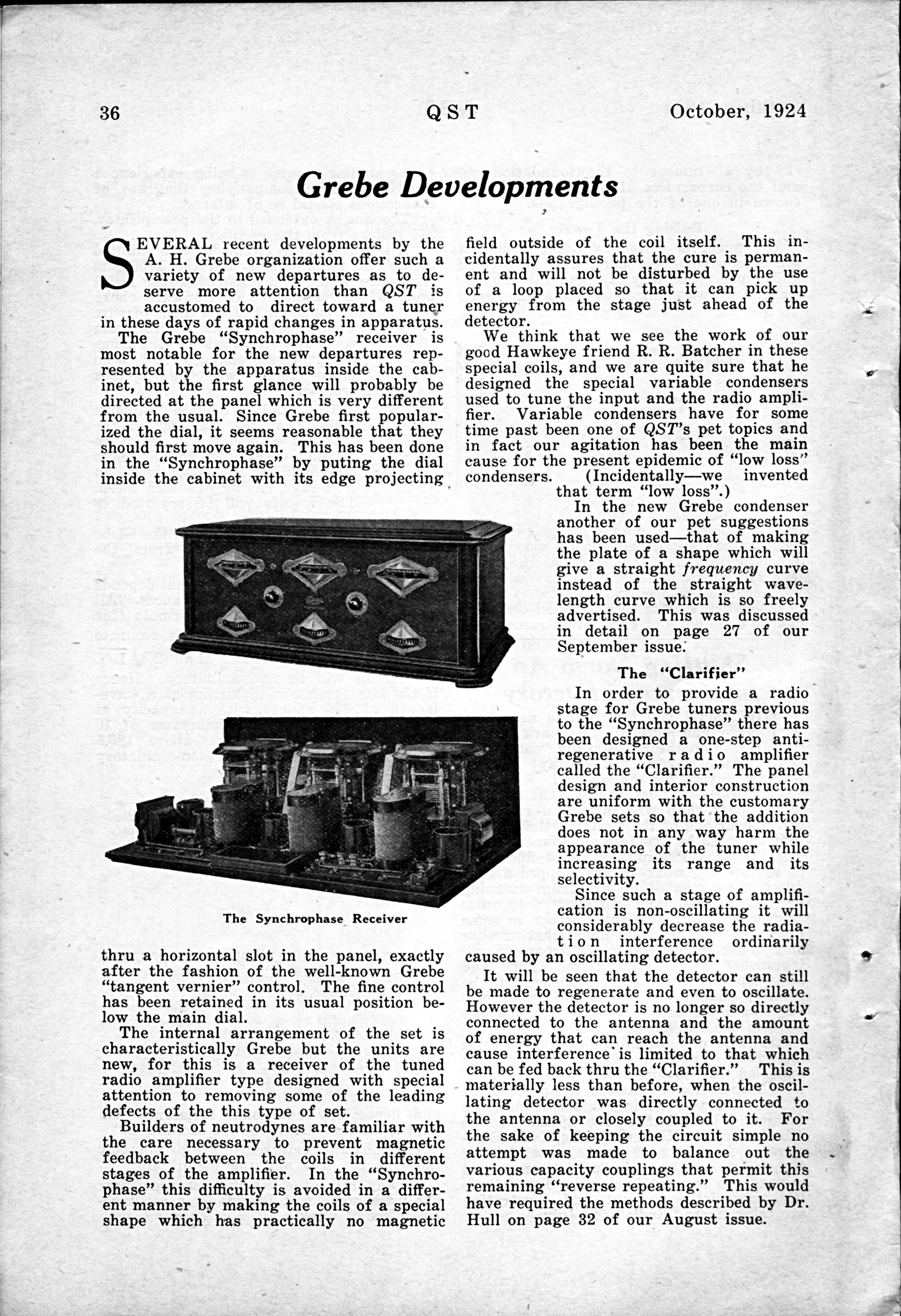 1924-10-qst-grebesynchropase_review1 Grebe Developments page 1