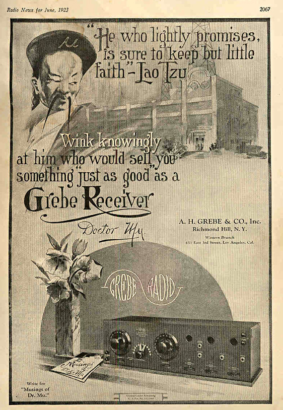 Grebe Radio Ad